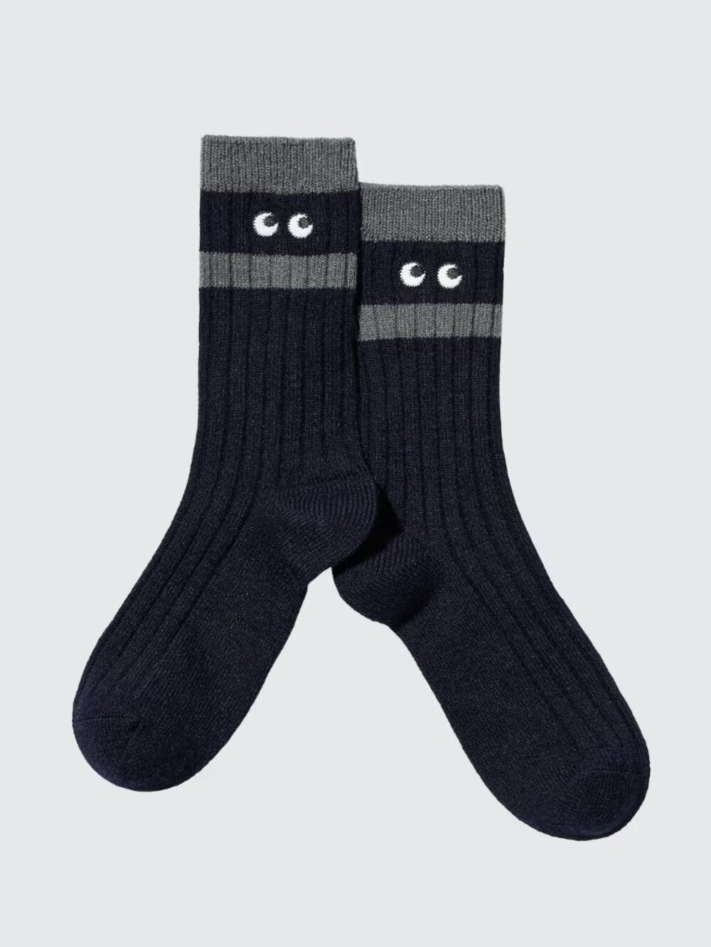Uniqlo x Anya Hindmarch Heattech Socks - Navy